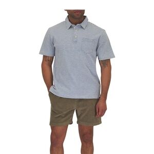 Faherty Short-Sleeve Pocket Polo Shirt